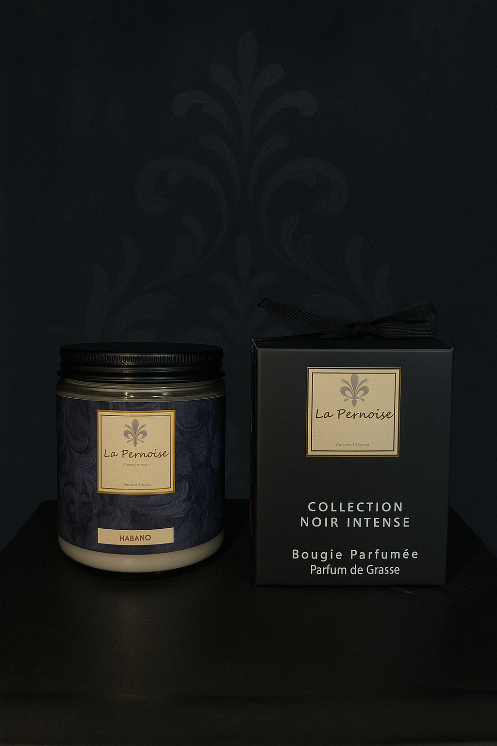 Bougie 230ml Prune ambré - Les boisées