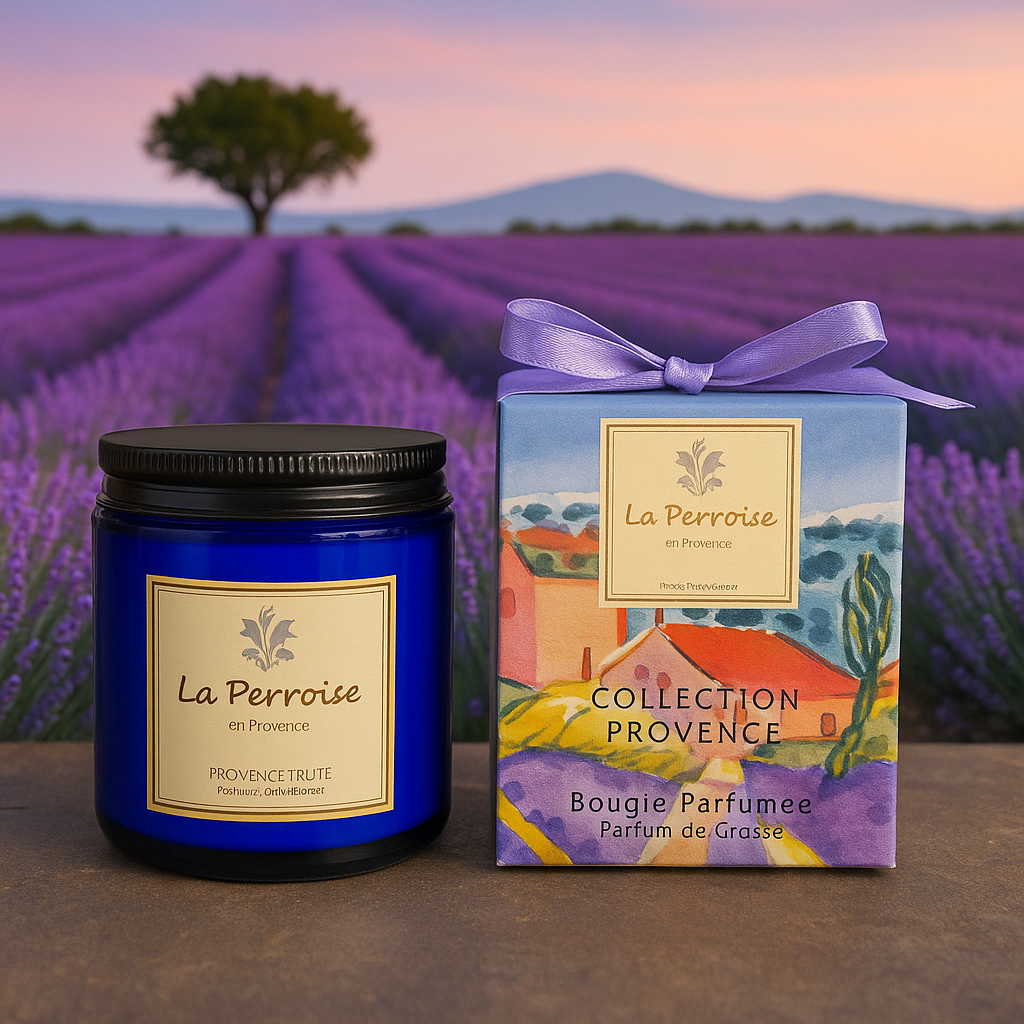 Bougie 230ml Verveine - Les provençales
