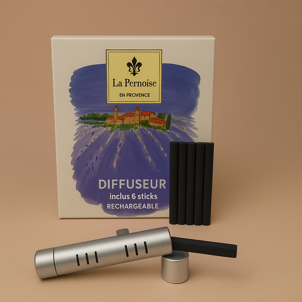 Diffuseur voiture rechargeable Elixir pompadour - Les boisées