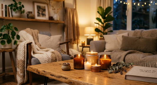 Les bienfaits bougies parfumées naturelles dans un intérieur apaisant.