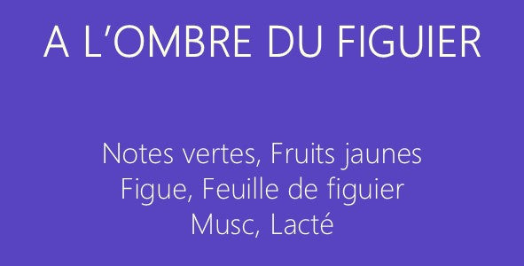 Parfum A l’ombre du figuier : bougies parfumées et diffuseurs La Pernoise