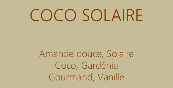 Parfum Coco solaire : bougies parfumées et diffuseurs La Pernoise