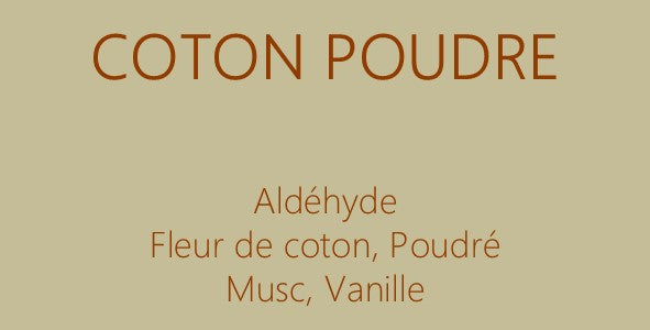 Parfum Coton poudré : bougies parfumées et diffuseurs La Pernoise