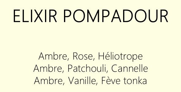 Parfum Elixir pompadour : bougies parfumées et diffuseurs La Pernoise