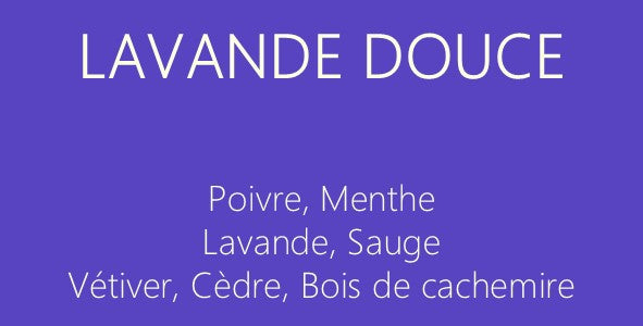 Parfum Lavande douce : bougies parfumées et diffuseurs La Pernoise