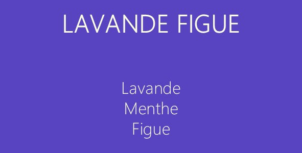 Parfum Lavande figue : bougies parfumées et diffuseurs La Pernoise