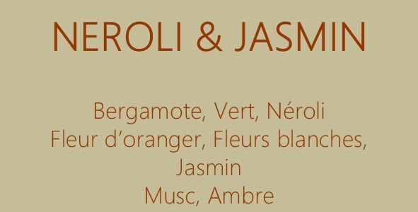 Parfum Néroli et jasmin : bougies parfumées et diffuseurs La Pernoise