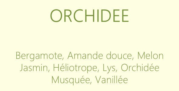 Parfum Orchidée : bougies parfumées et diffuseurs La Pernoise