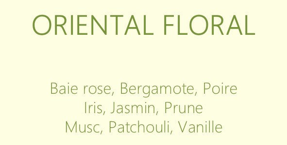 Parfum Oriental floral : bougies parfumées et diffuseurs La Pernoise