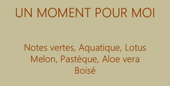 Parfum Un moment pour moi : bougies parfumées et diffuseurs La Pernoise