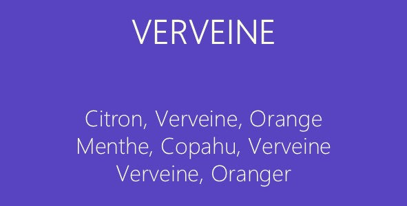 Parfum Verveine : bougies parfumées et diffuseurs La Pernoise