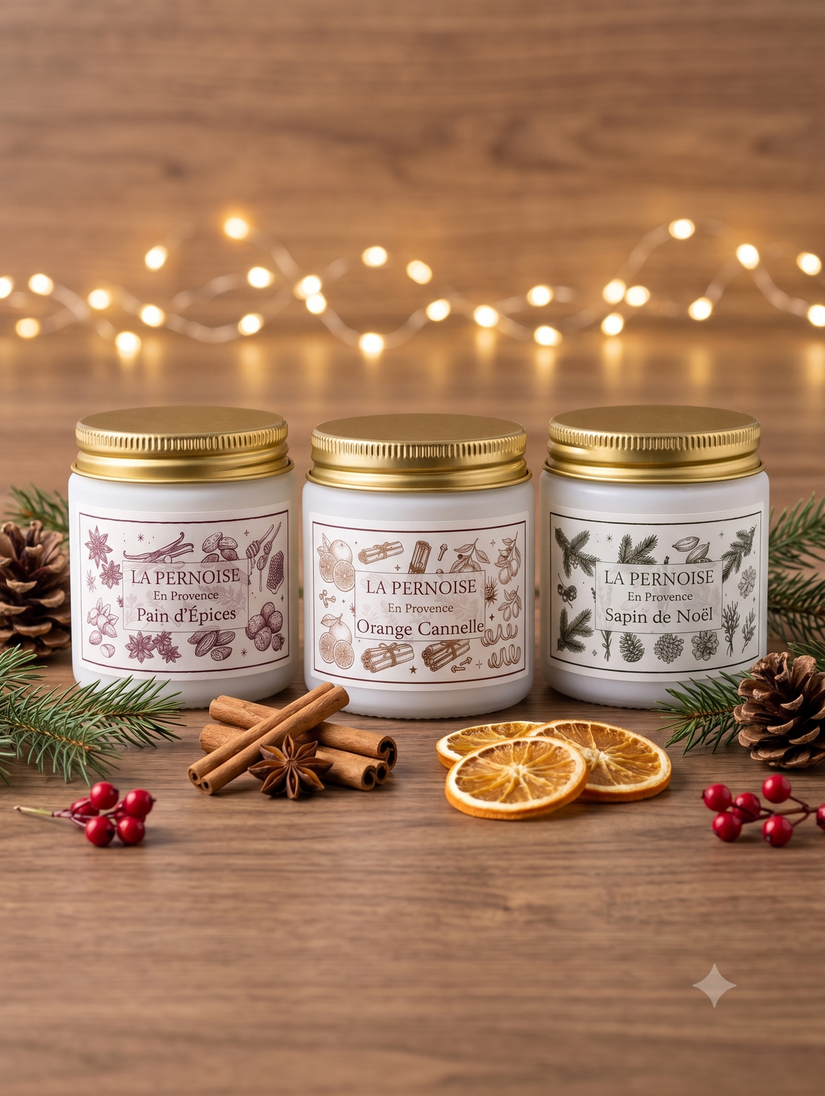 Bougie cadeau artisanale : coffrets et bonbonnières La Pernoise
