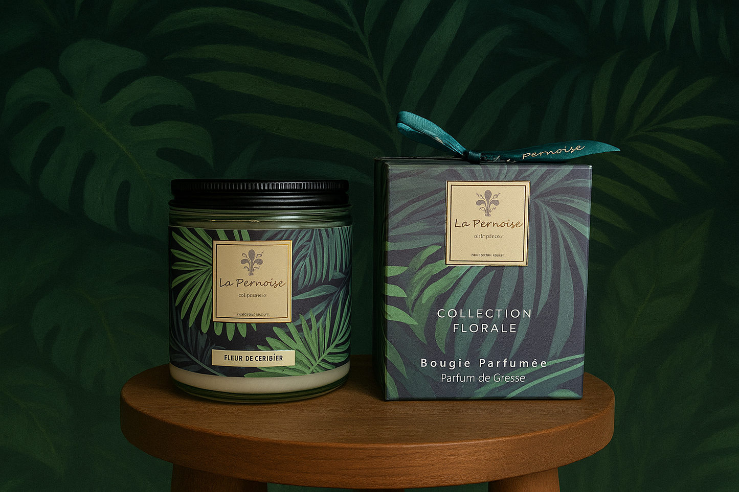 Bougie 230ml Floral aquatique - Les florales