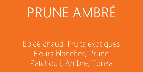 PRUNE AMBRE