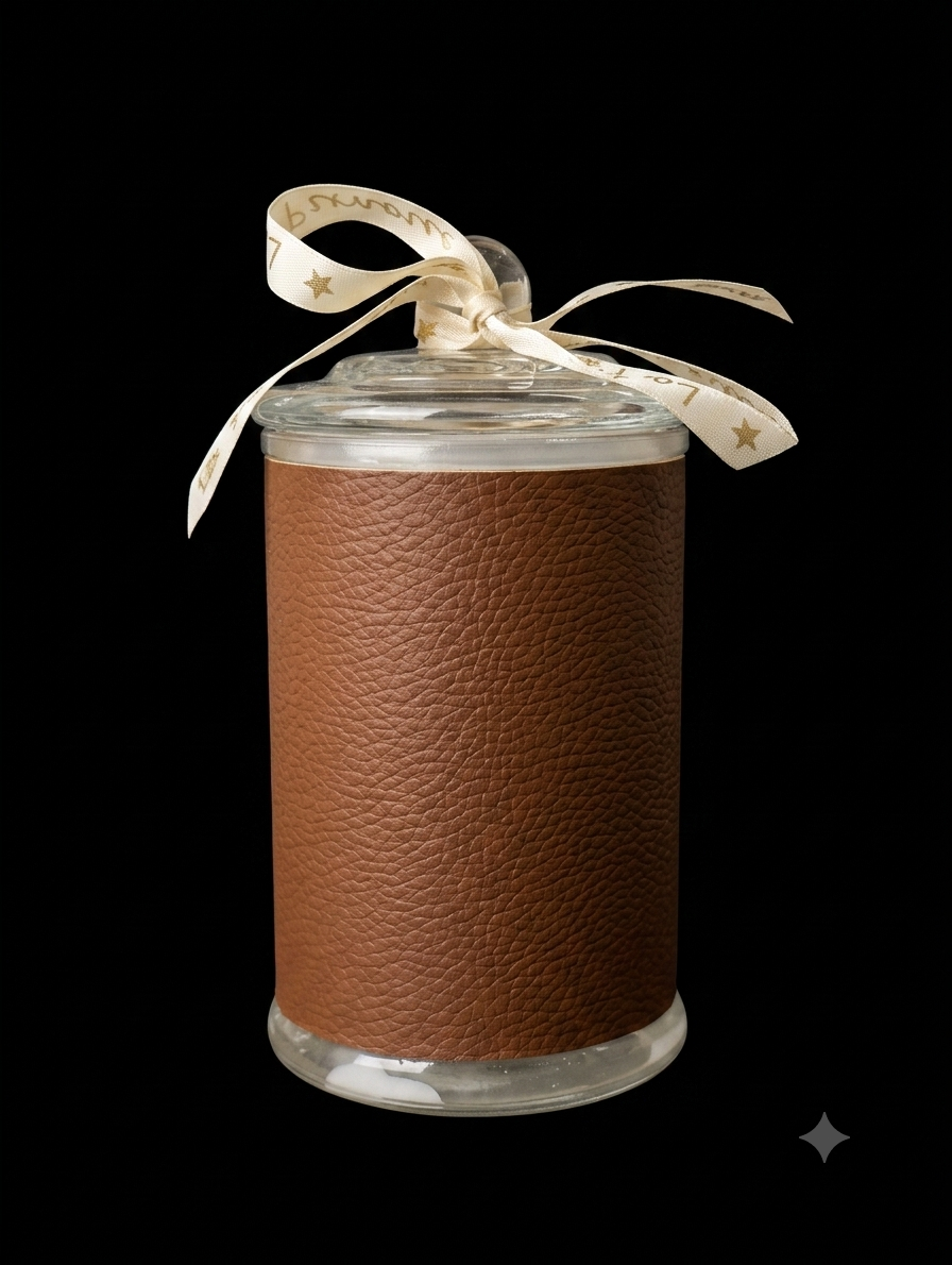 Bonbonnière cuir 290ml - Oud Infinity