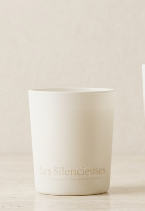 Bougie 75ml Fleur de Coton - Les Silencieuses Blanc
