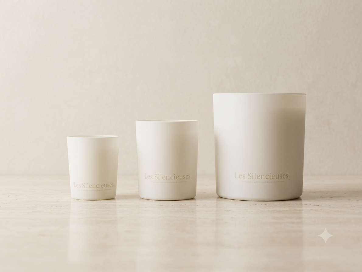 Bougie 75ml Libre Harmonie - Les Silencieuses Blanc
